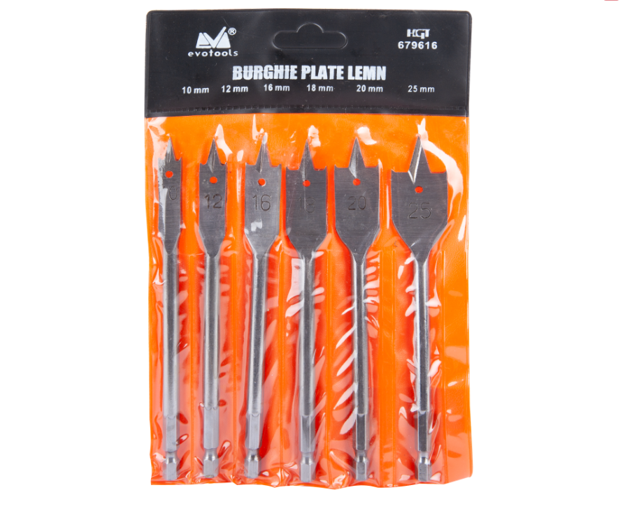Burghiu Lemn Plat 6 Pcs 1103