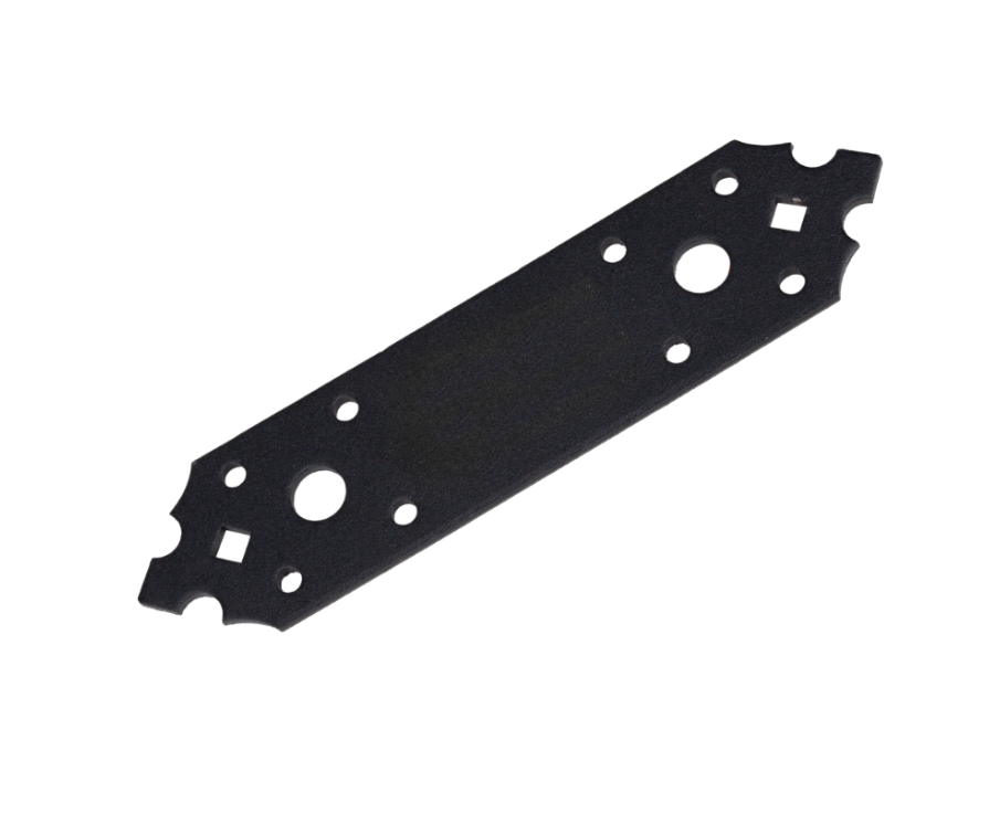 Placa Perforata Imbinare Lemn Negru Decorativ