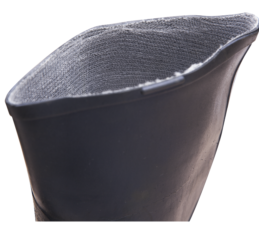 Cizme din PVC Tip Bursuc Negre