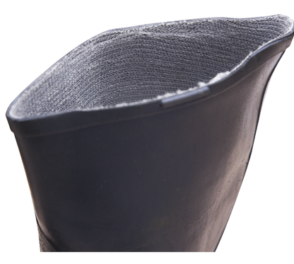 Cizme din PVC Tip Bursuc Negre
