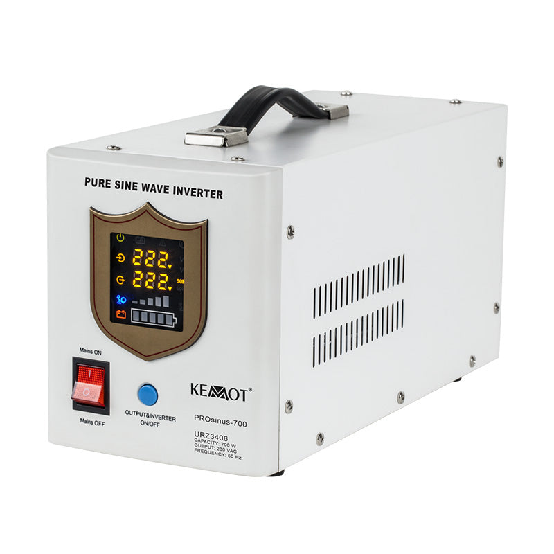 UPS CU SINUS PUR - 12V / 700W / ALB