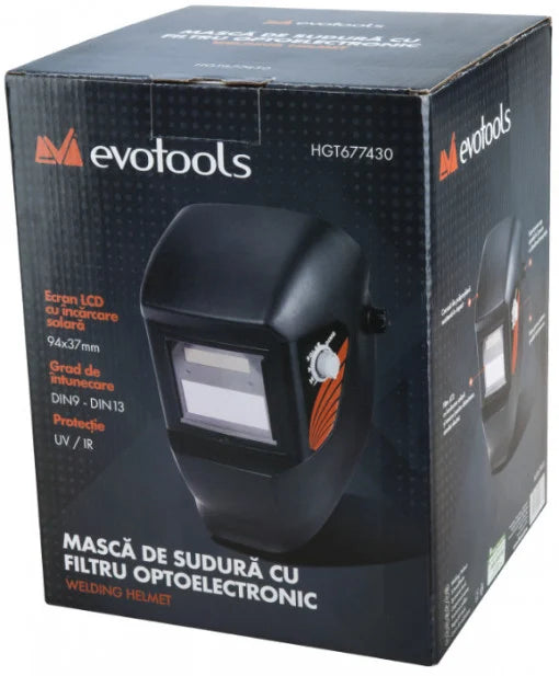 Masca Sudura cu Filtru Optoelectronic ETS / H[mm]: 340; B[mm]: 210