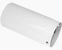 Economic Enameled Downspout / D[mm]: 120; L[mm]: 900; Type: white