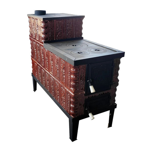 BOOT 3R BROWN TERRACOTTA STOVE, LEFT