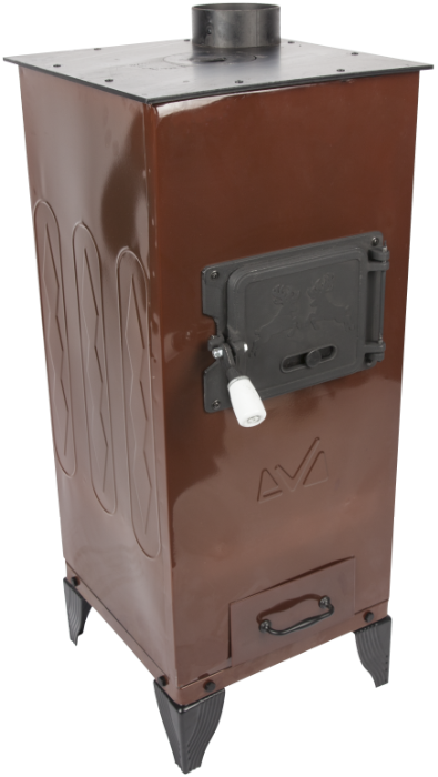 Enameled Tin Stove / C: Brown