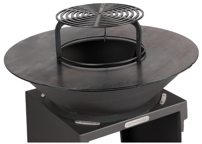 Gratar Metalic cu Plita Rotunda 750mm