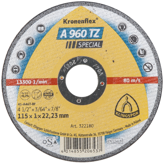 Disc Abraziv Klingspor A60 TZ Special