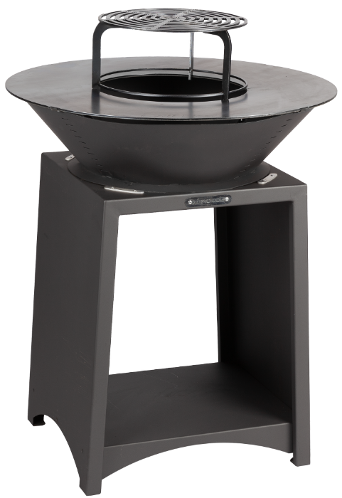 Gratar Metalic cu Plita Rotunda 750mm