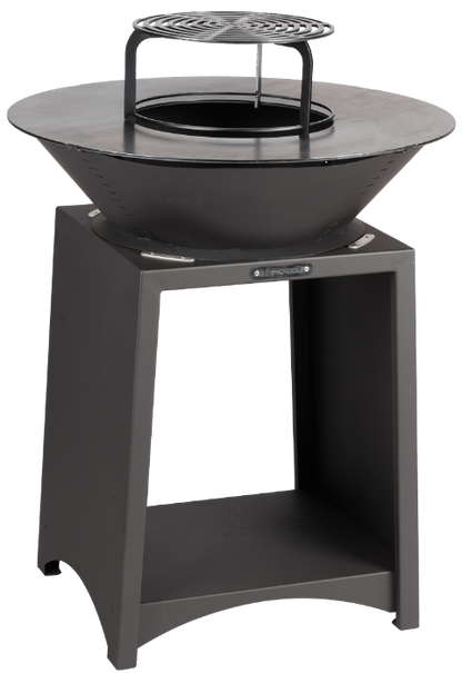 Gratar Metalic cu Plita Rotunda 750mm