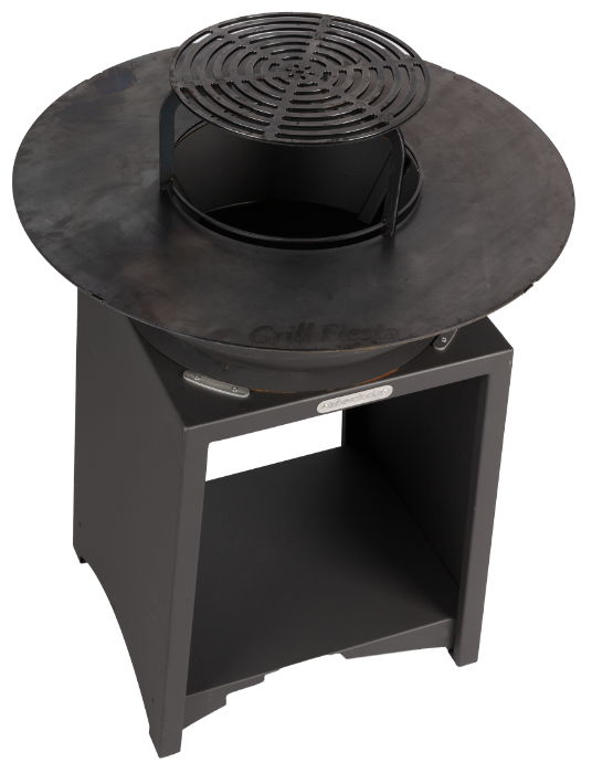 Gratar Metalic cu Plita Rotunda 750mm