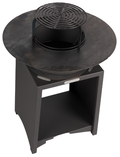 Gratar Metalic cu Plita Rotunda 750mm